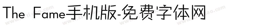 The Fame手机版字体转换